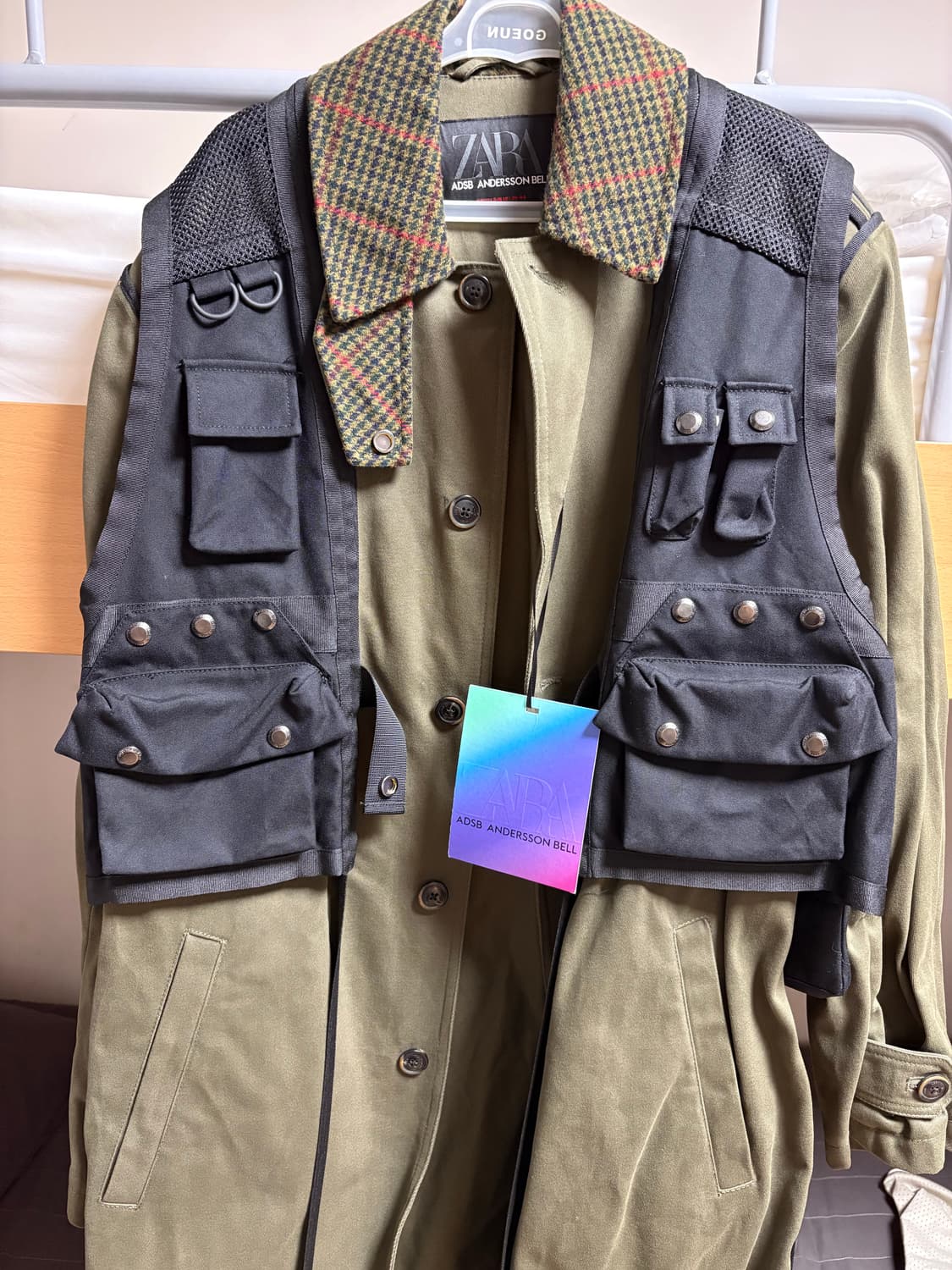 자라 x 앤더슨벨 콜라보 트렌치 코트 s~m (원가 38.5만원) 상품이미지1