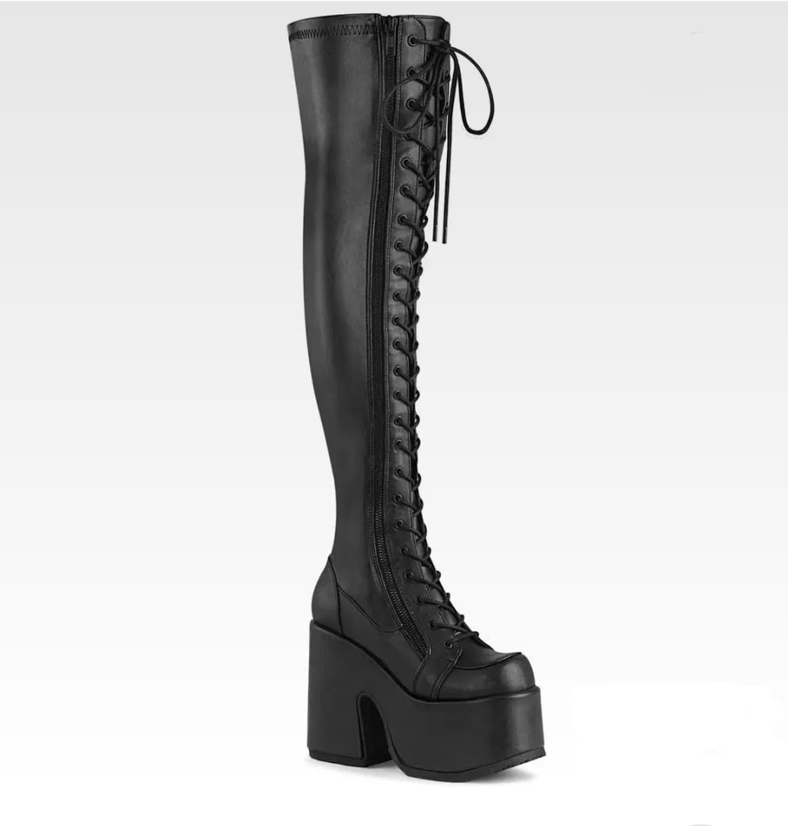 데모니아 Demonia 카멜 w8 (245) 플랫폼 부츠 락샵 스탠딩화 상품이미지1