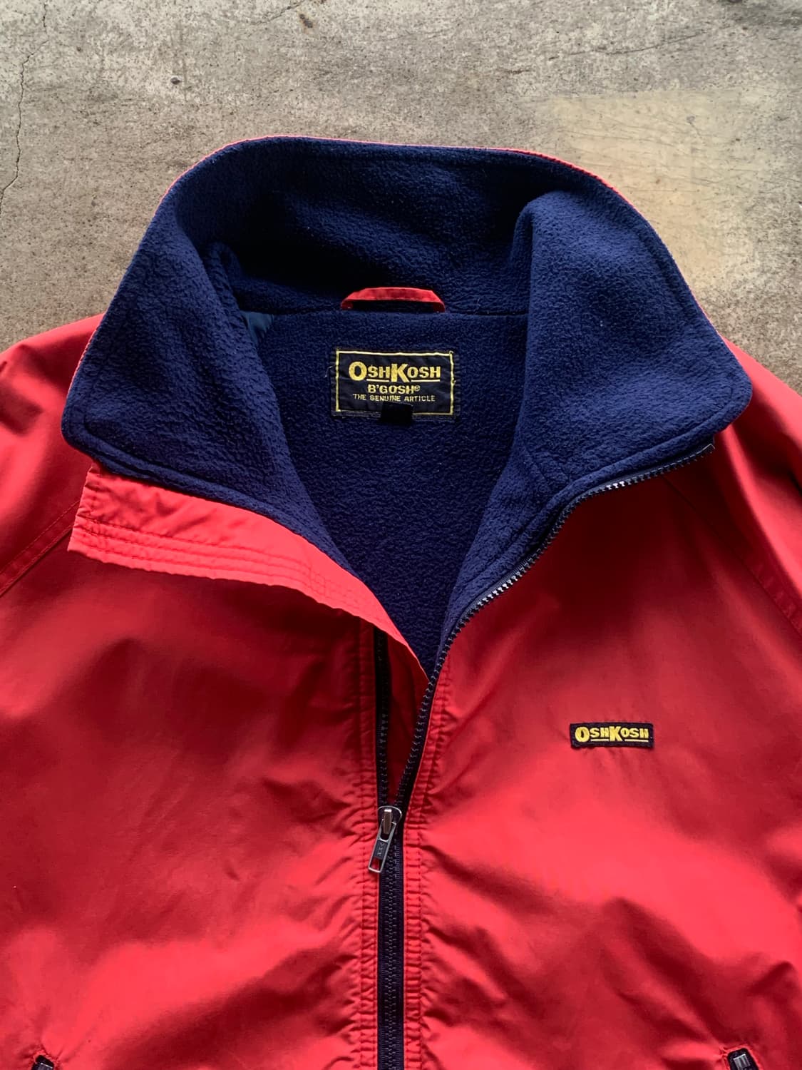 90s 오시코시 비고시 플리스 라인드 나일론 자켓 상품이미지2