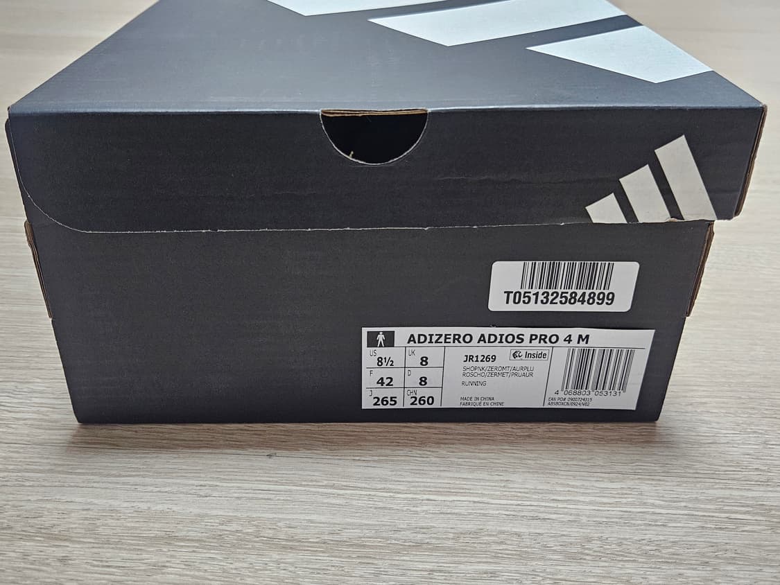 아디다스 아디제로 프로4 265 사이즈 상품이미지1