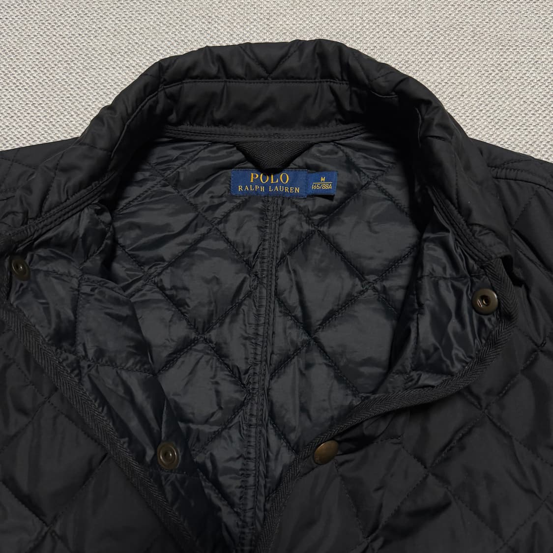 폴로 랄프로렌 블랙 퀼팅 자켓 상품이미지3