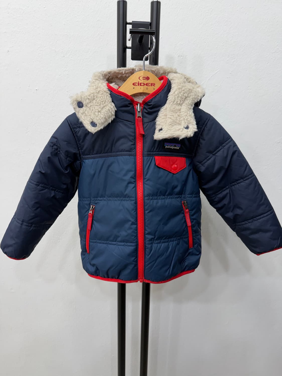 정품) 파타고니아 키즈 뽀글이 퀼팅 패딩 3T 상품이미지1