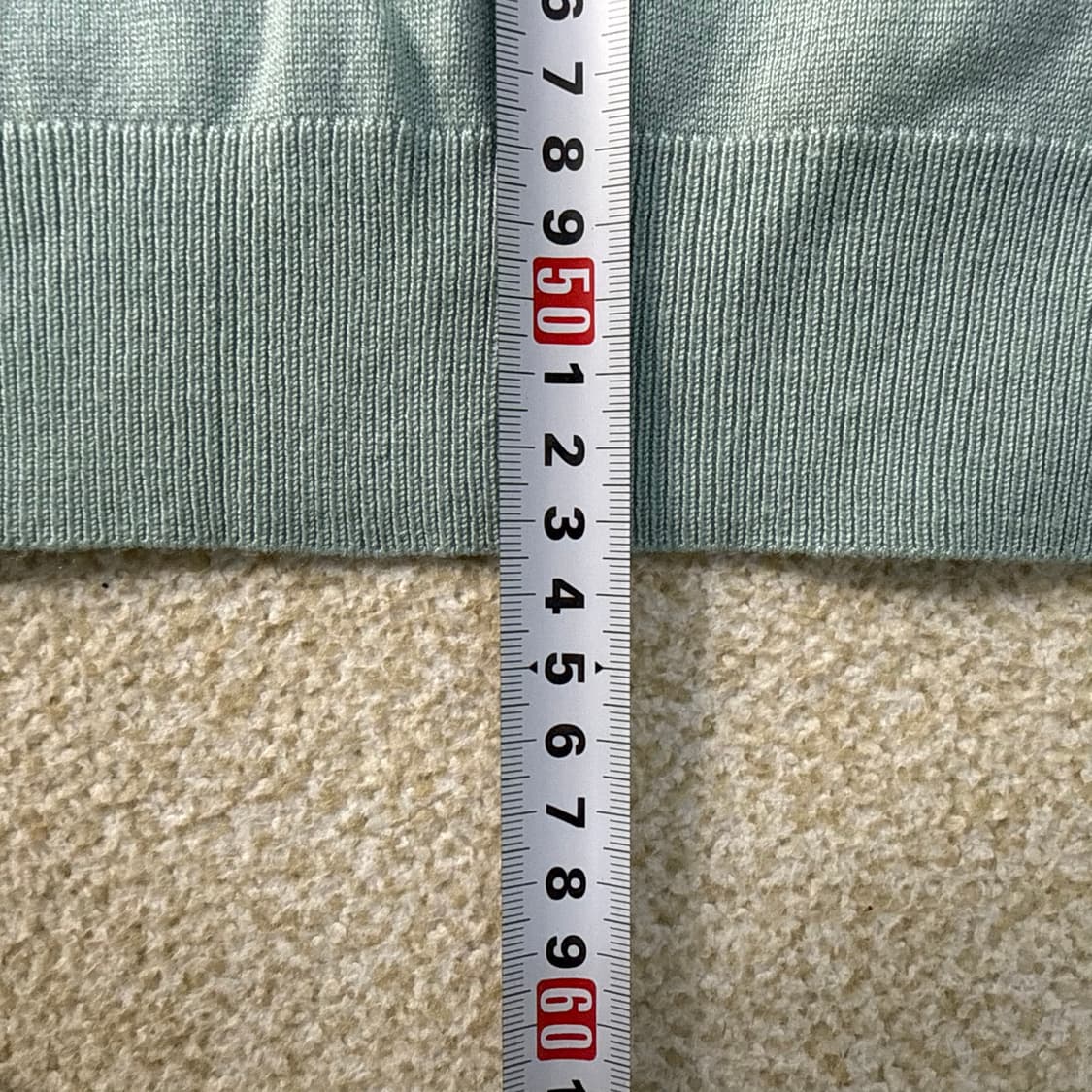 L 미쏘 브이넥 홀가먼터 니트 0210T 상품이미지7