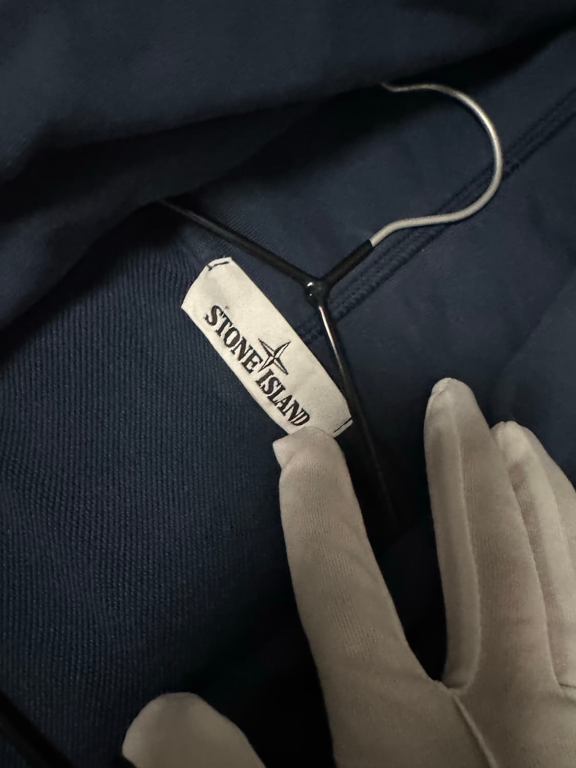 (정품) 스톤아일랜드 네이비 후드집업 S 상품이미지3