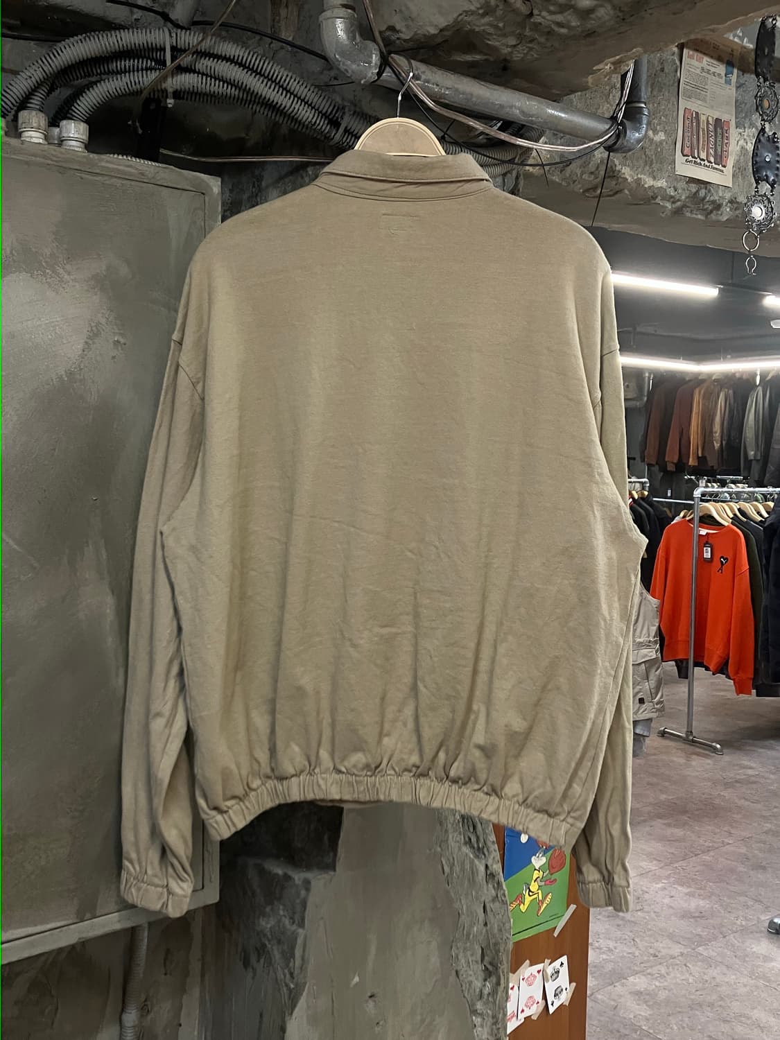 디스이즈네버뎃 셔츠 집업 베이지 L #csz2427 상품이미지2