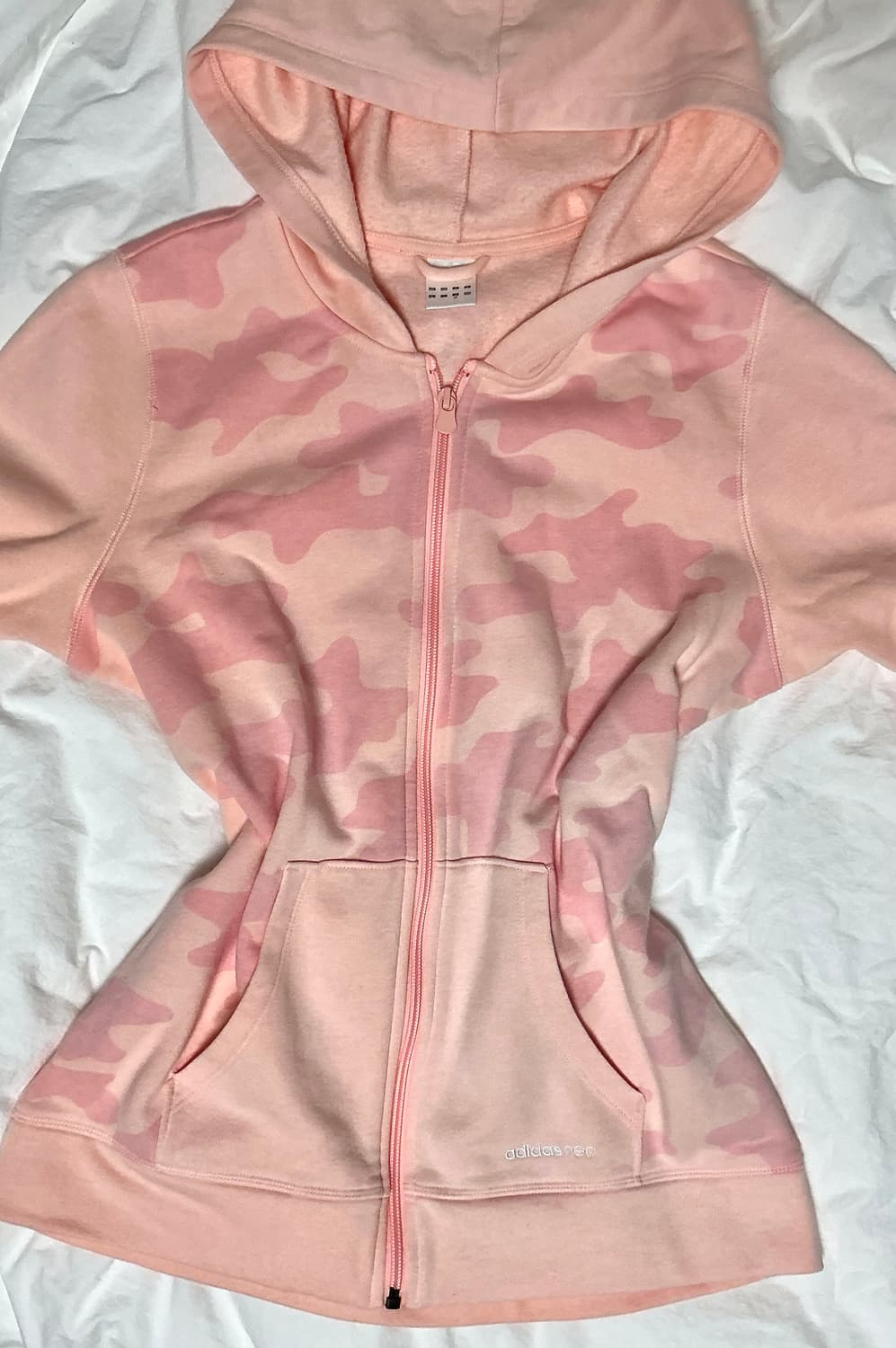 아디다스 네오 카모 후드집업 상품이미지1