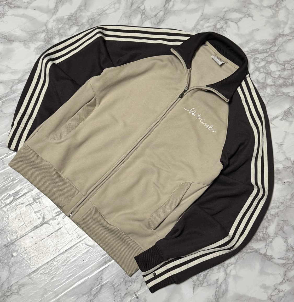 대장 아디다스 삼선 브라운 트레이닝 져지 자켓 상품이미지2