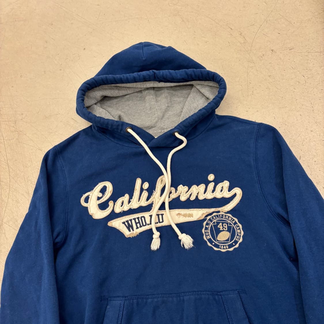 후아유 캘리포니아 빅로고 후드티 상품이미지2