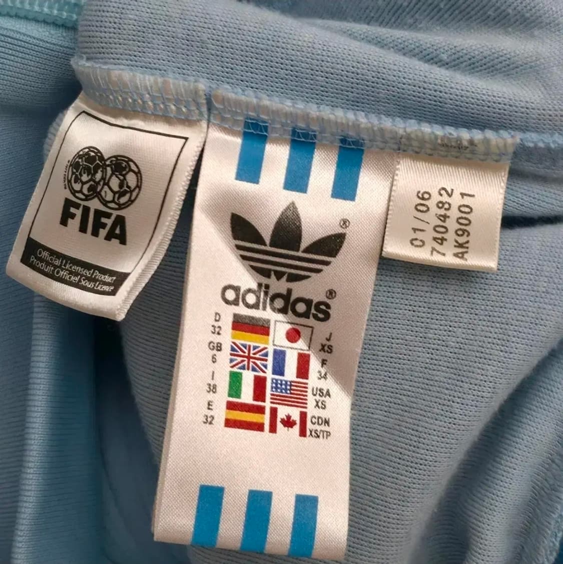 [XS] 아디다스 베이비블루 아르헨티나 져지 상품이미지7