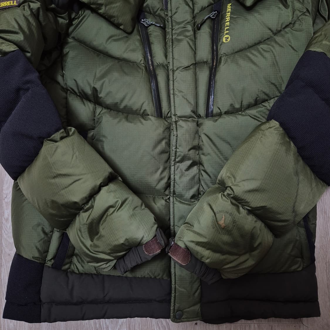 머렐 구스다운 후드 패딩 점퍼 M(95) 상품이미지3