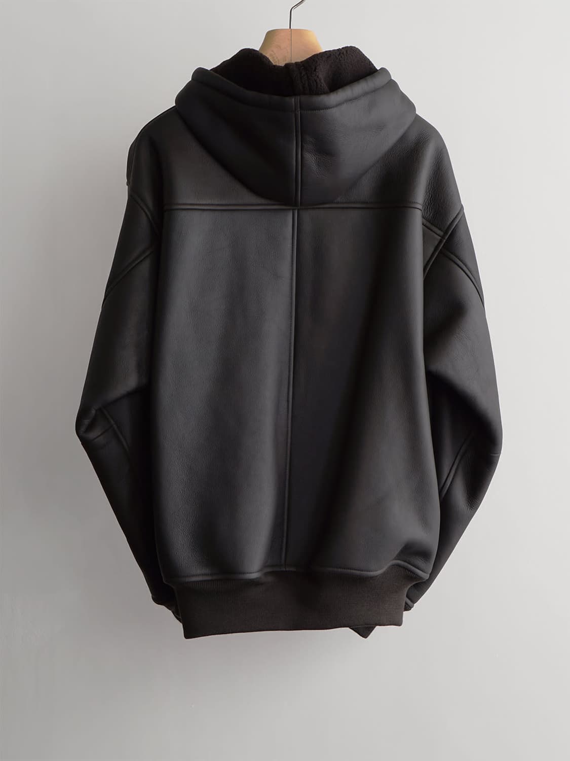 코모리 25AW 양가죽 지퍼 파카 상품이미지2