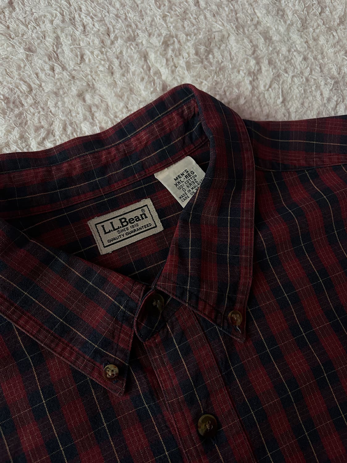 LL BEAN 엘엘빈 체크셔츠 상품이미지4