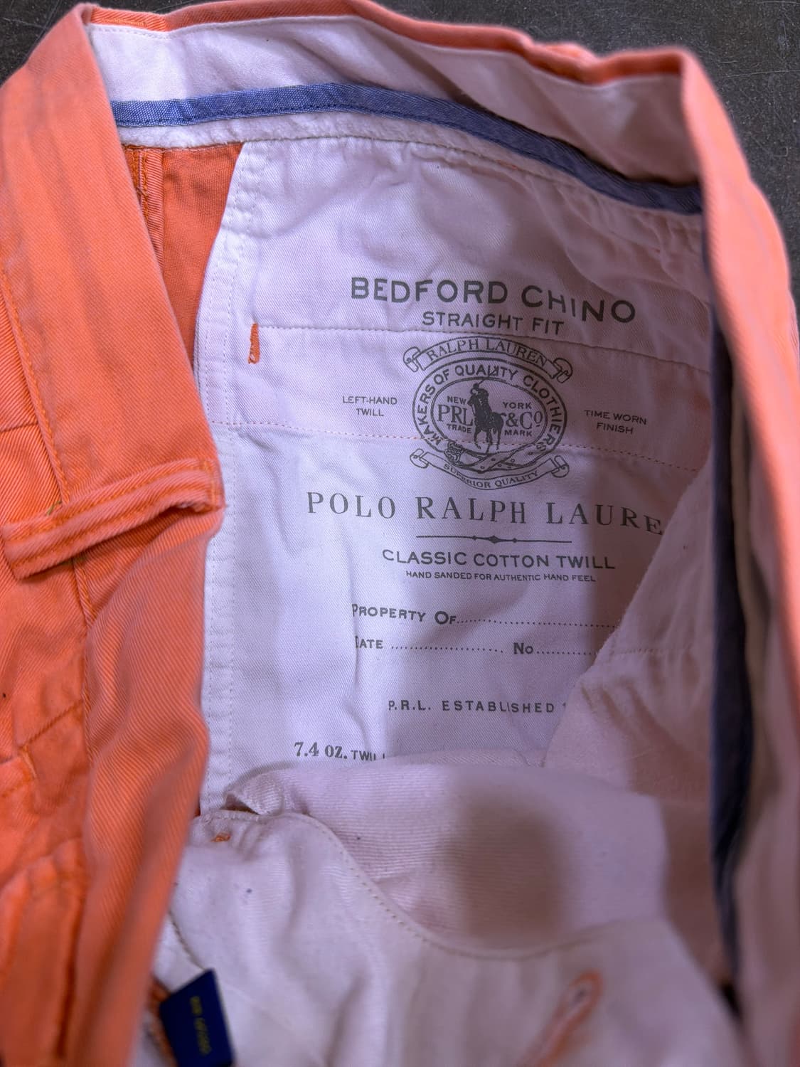 폴로 랄프로렌 베드포드 치노 스트레이트핏 하프팬츠 29 상품이미지5