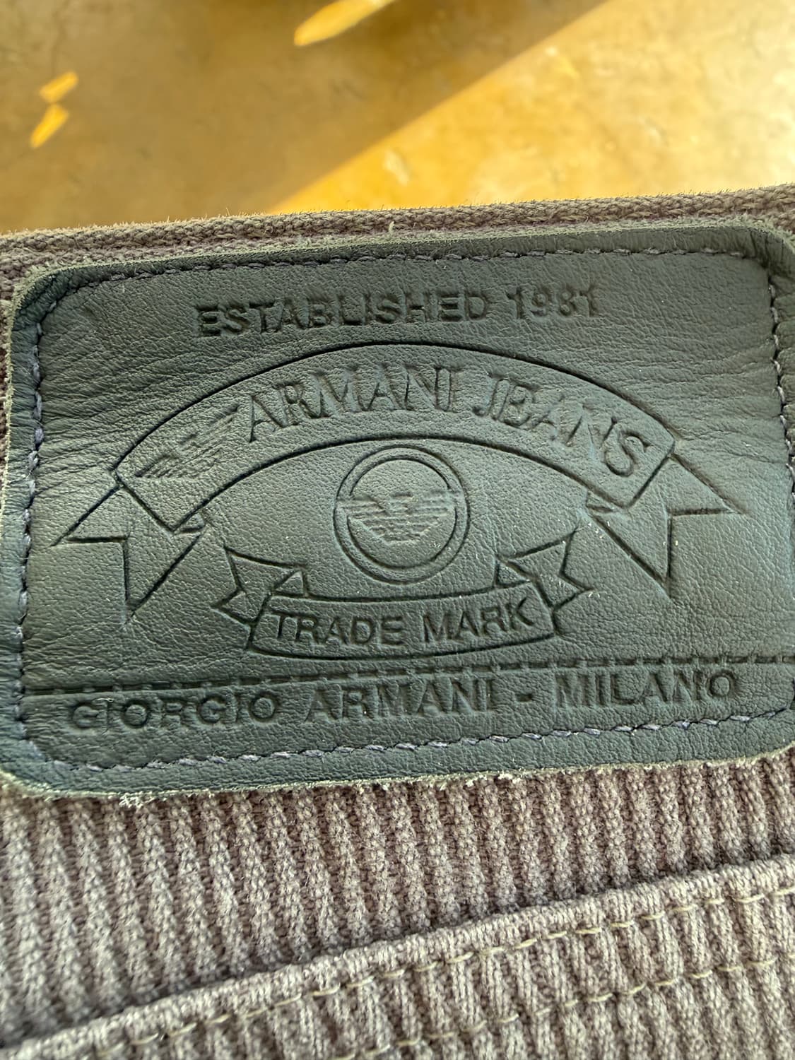 아르마니 90s 빈티지 코듀로이 팬츠 상품이미지4