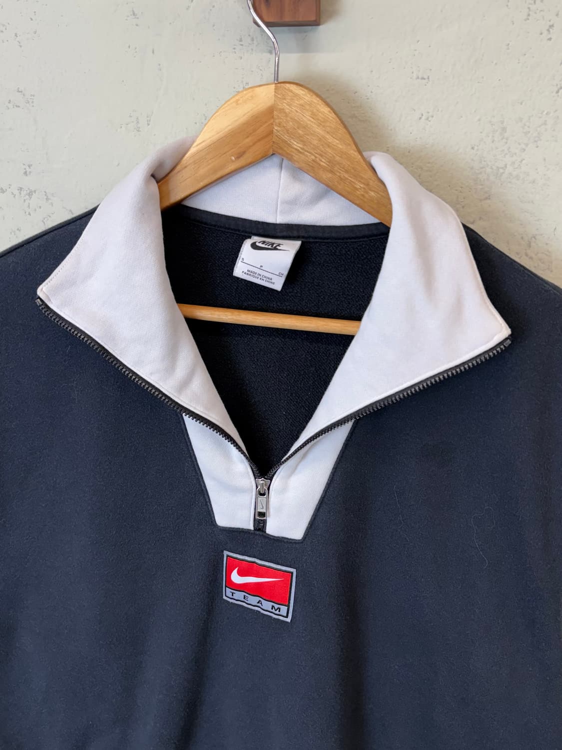 나이키 NSW 팀 플리스 하프집 크롭탑 상품이미지6