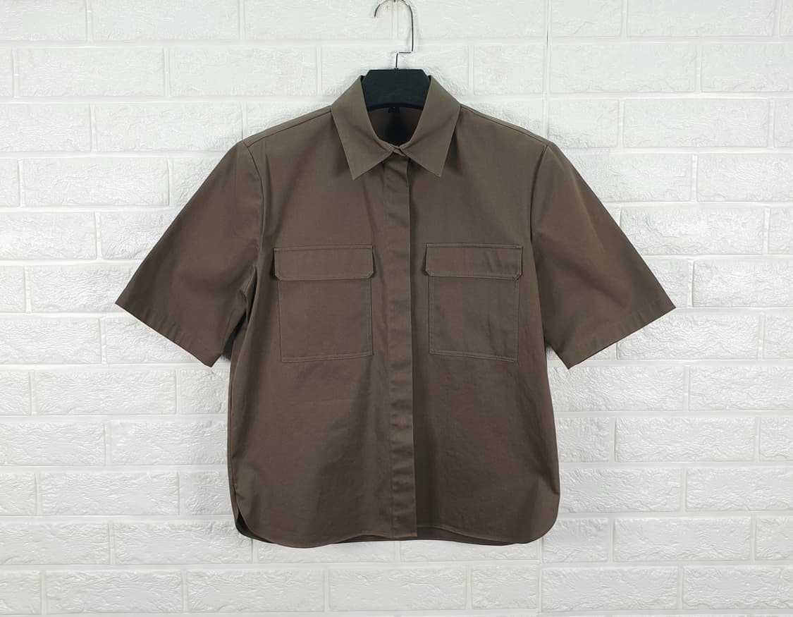 [55]띠어리 코튼 스트레치 반팔 셔츠 상품이미지2