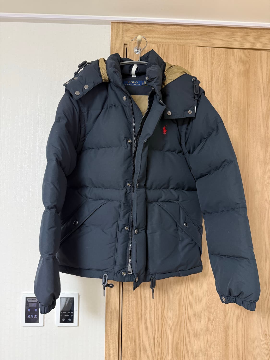 폴로 컨버터블 패딩 블랙  상품이미지1