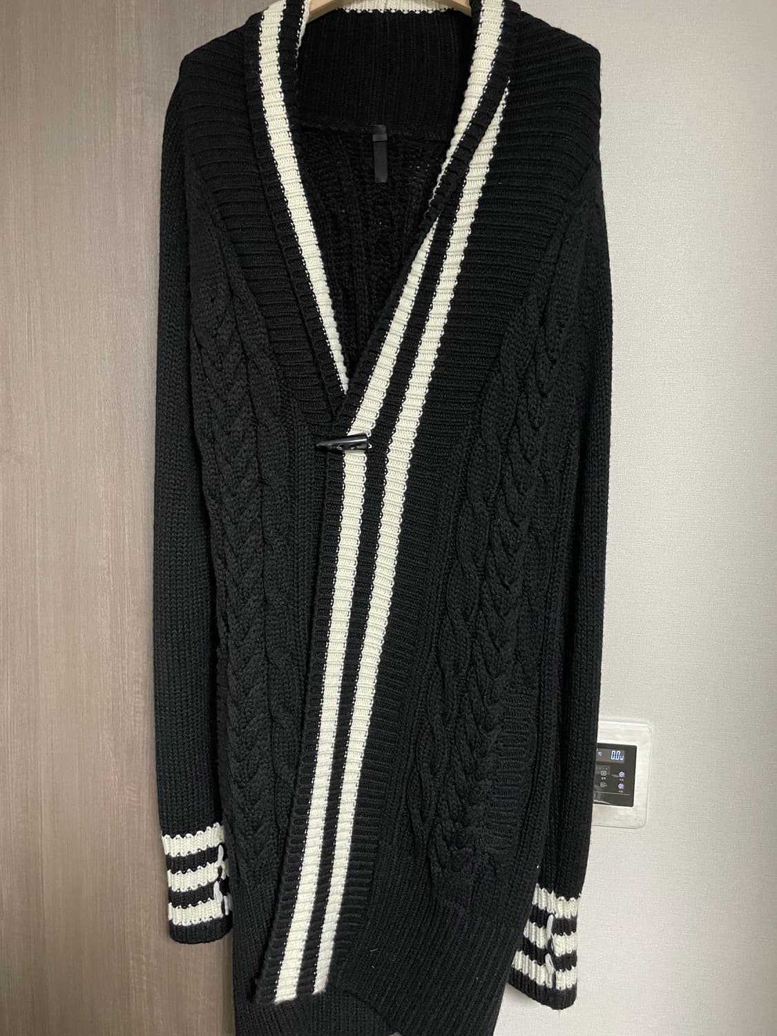 권문수 디자이너 남성 한정판 롱가디건 상품이미지1