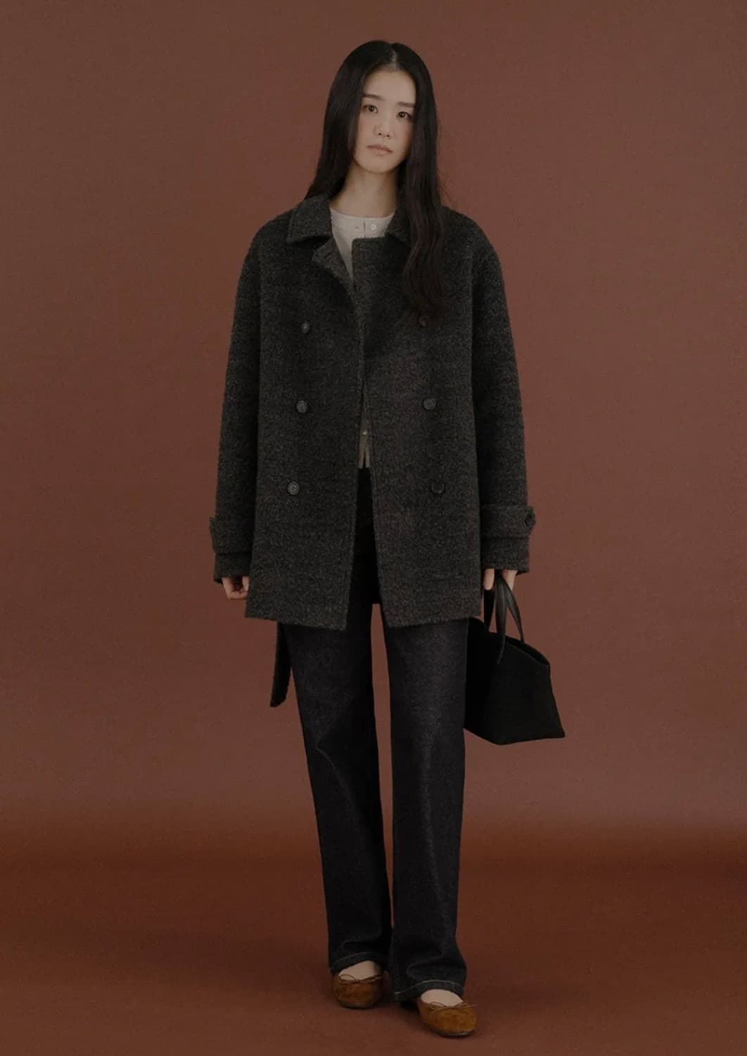 베뉴엣 BENUET 밀라노 코트 차콜 상품이미지1