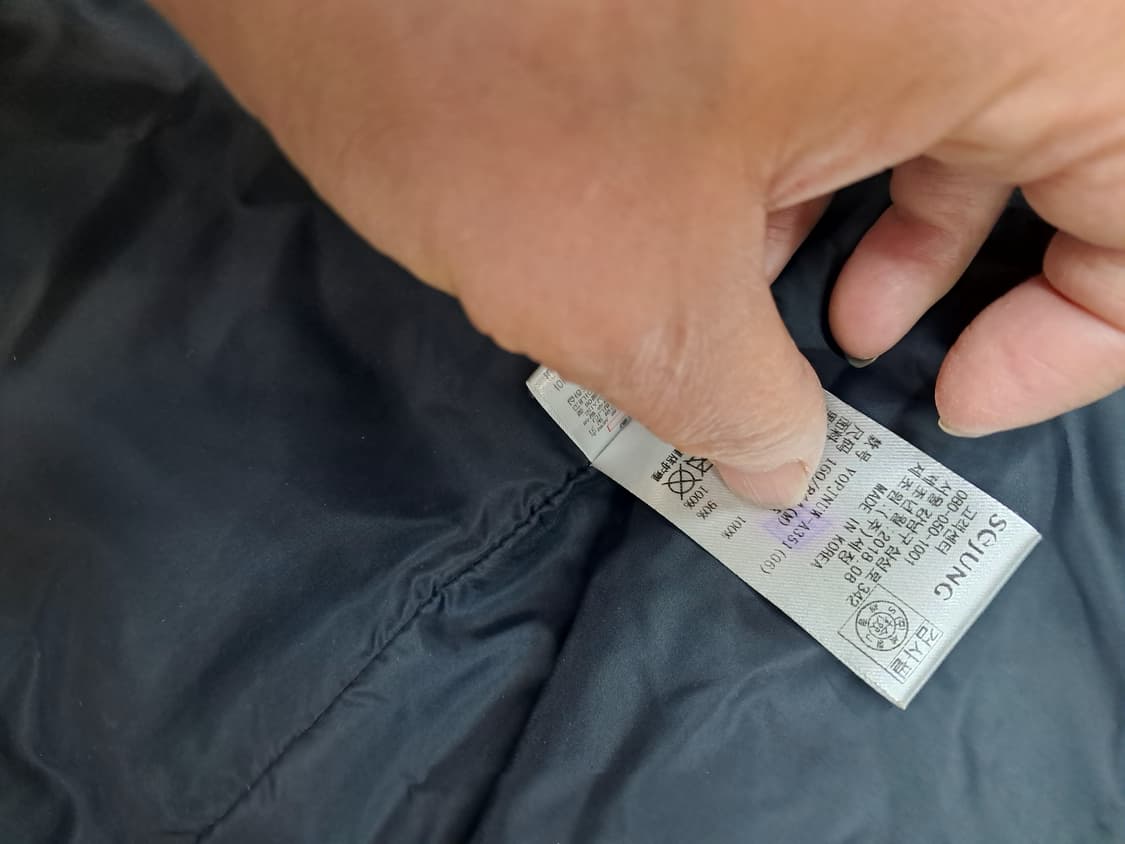 올리비아 로렌 가죽 패딩 코트 95 상품이미지6