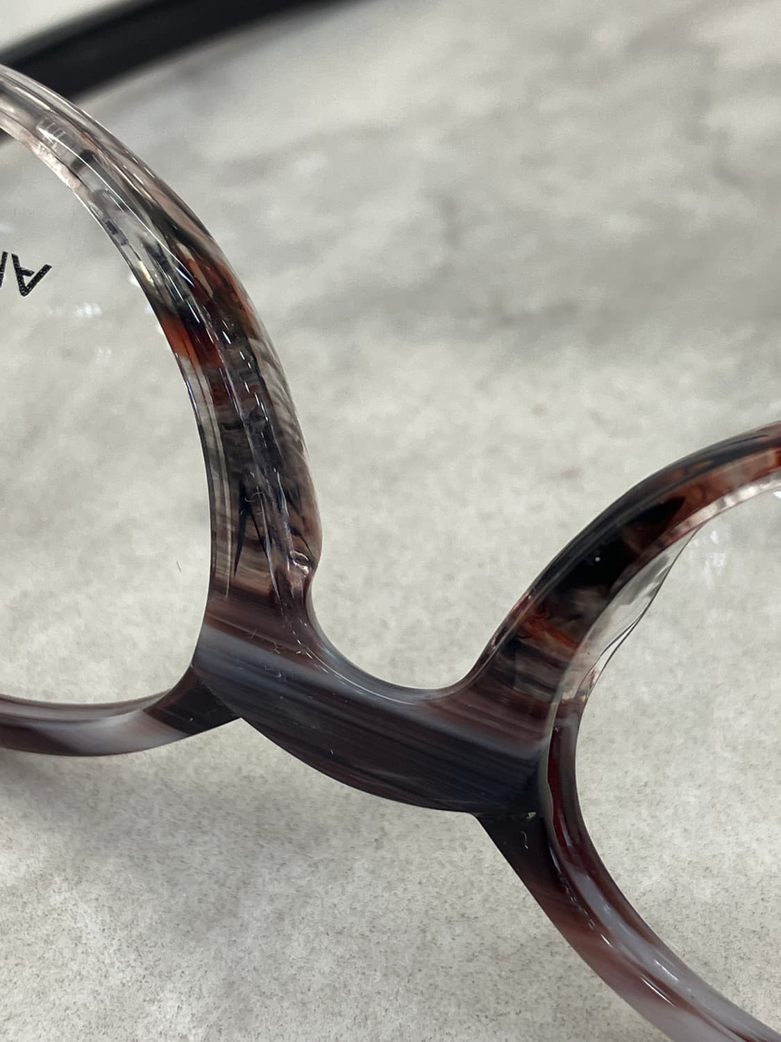앤디 울프 Andy wolf 믹스브라운 오벌 뿔테 수제 안경 상품이미지6
