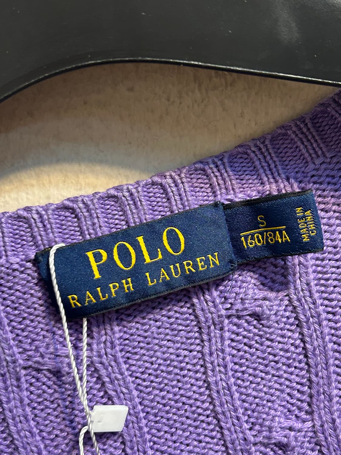 폴로 랄프로렌 케이블 니트 브이넥 스웨터 상품이미지4