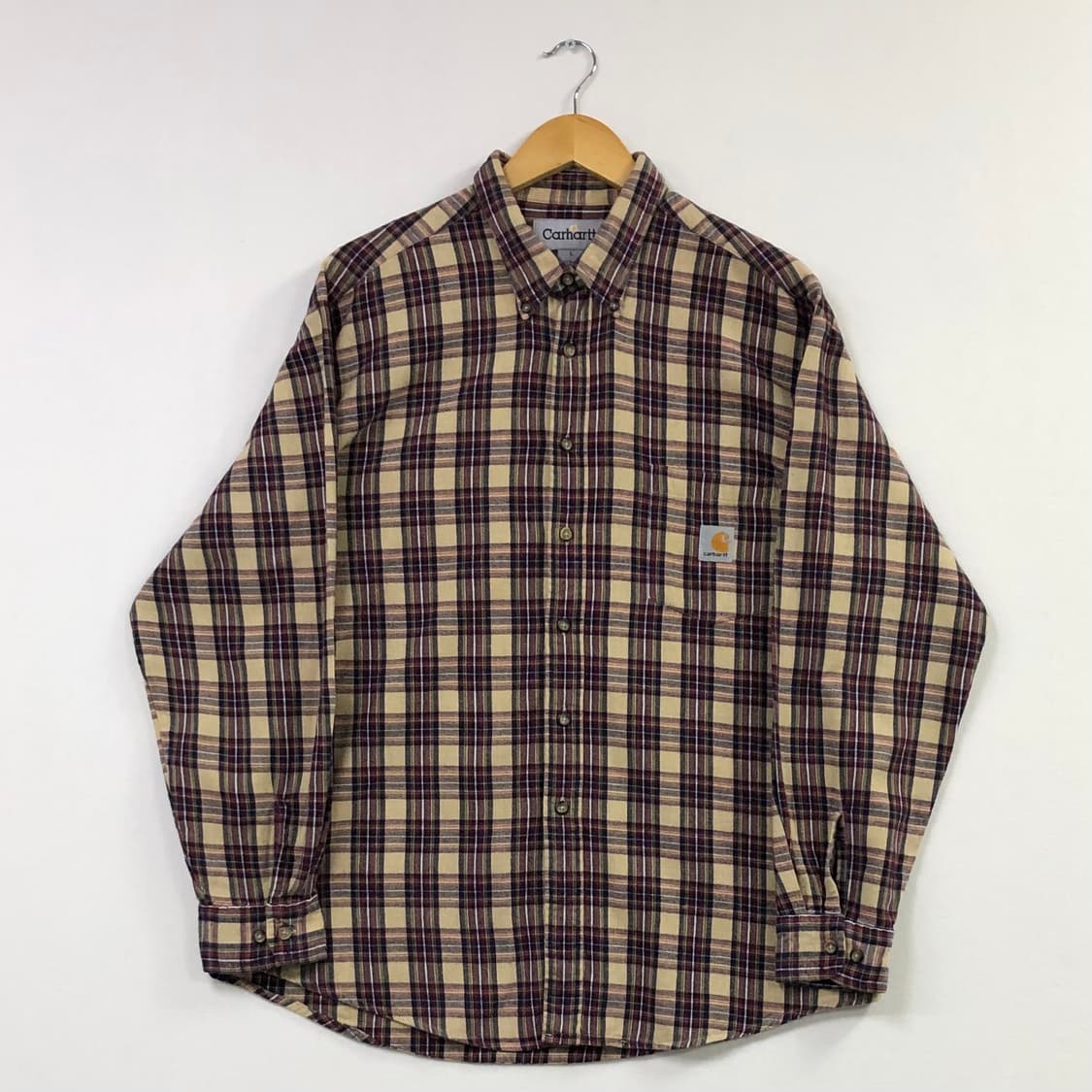 XL 칼하트 체크 남방 상품이미지2