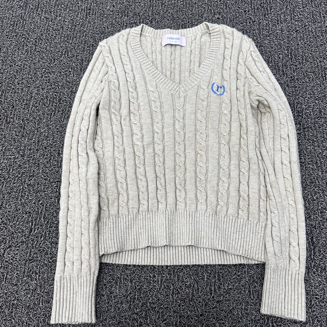 rolarola 로라로라 여성 케이블 꽈배기 니트 F 상품이미지1