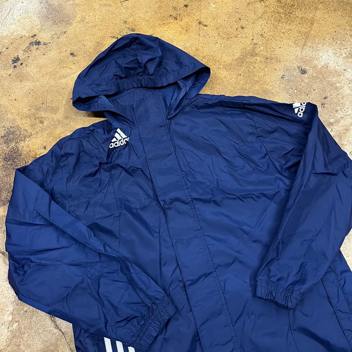 [정품/L] 아디다스 네이비 후드 바람막이 b14 상품이미지1