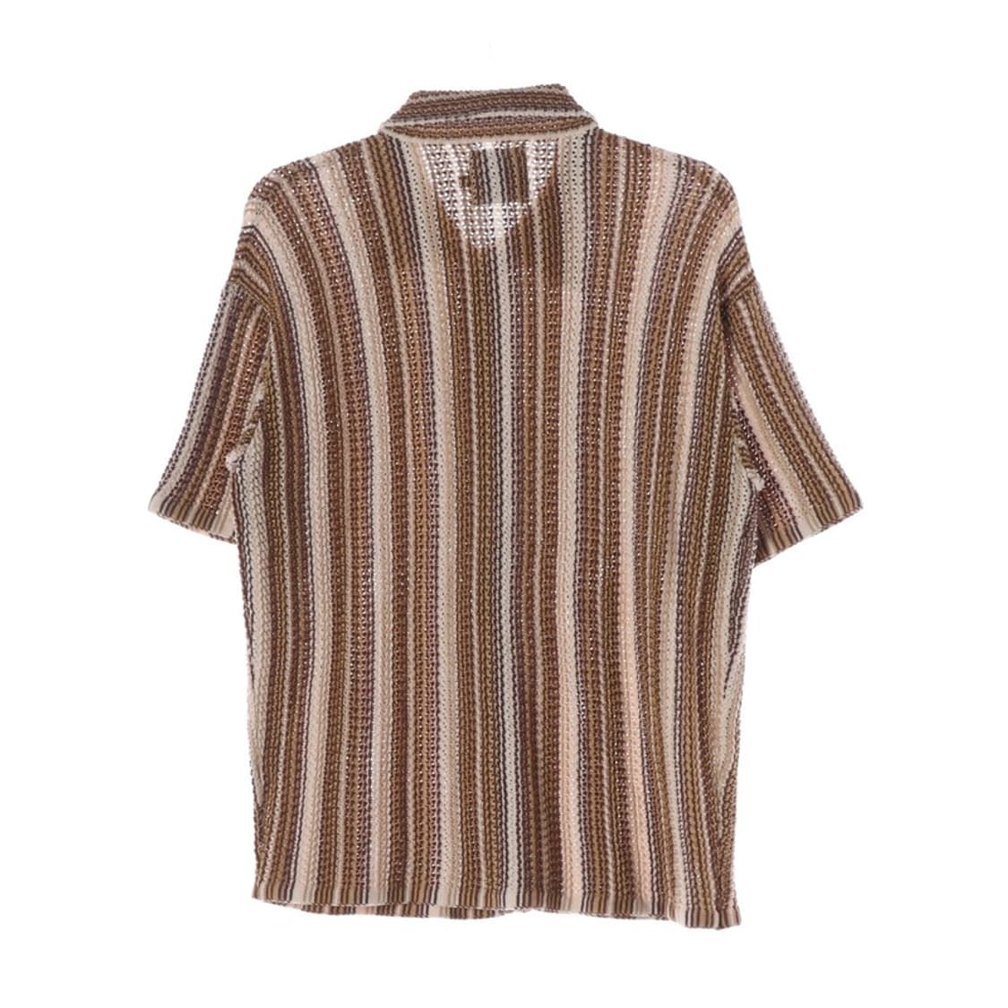 디미트리블랙 스트라이프 니트 하프셔츠 2 상품이미지2