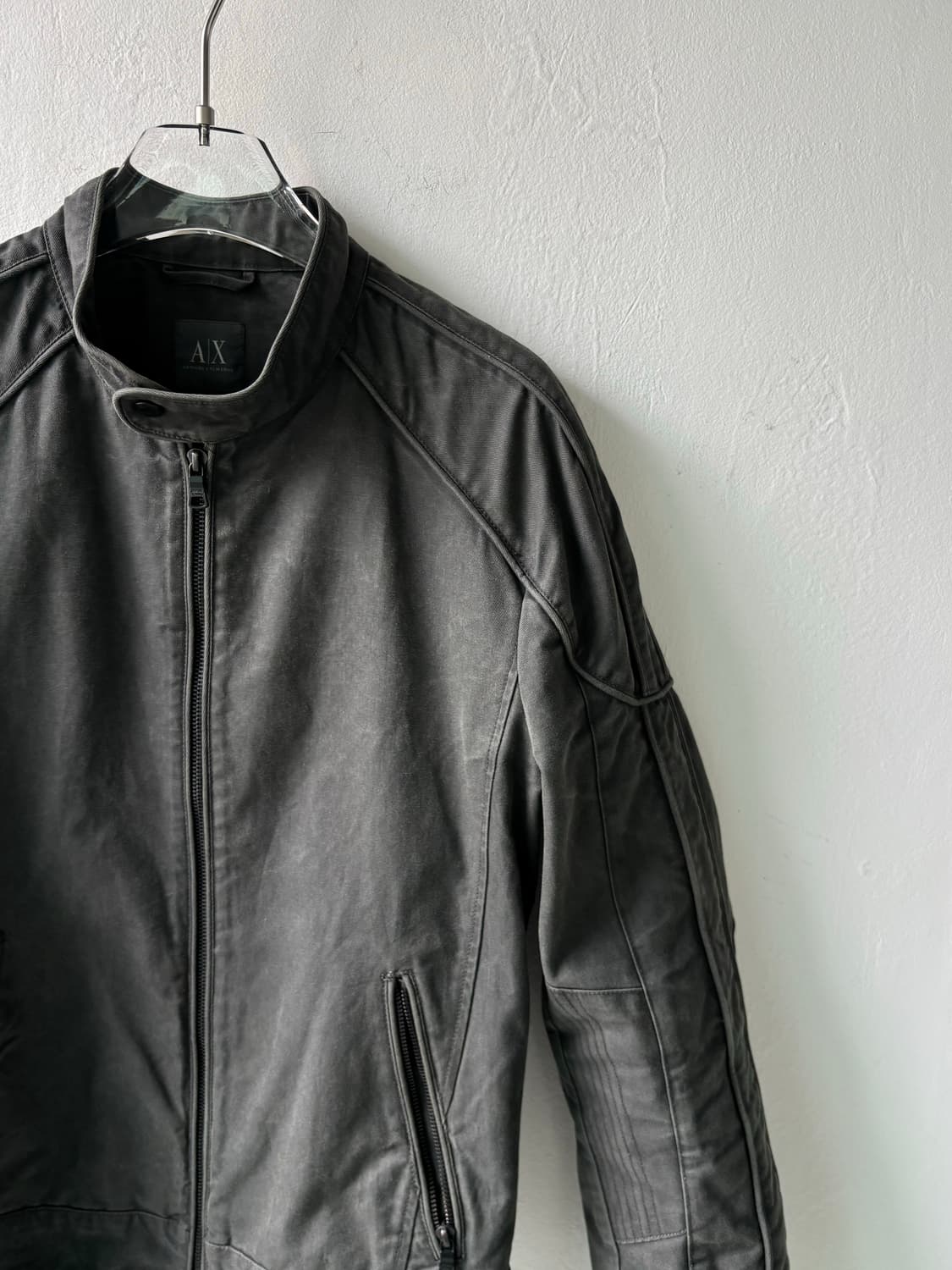 아르마니 익스체인지 스톤 바이커 자켓  상품이미지9