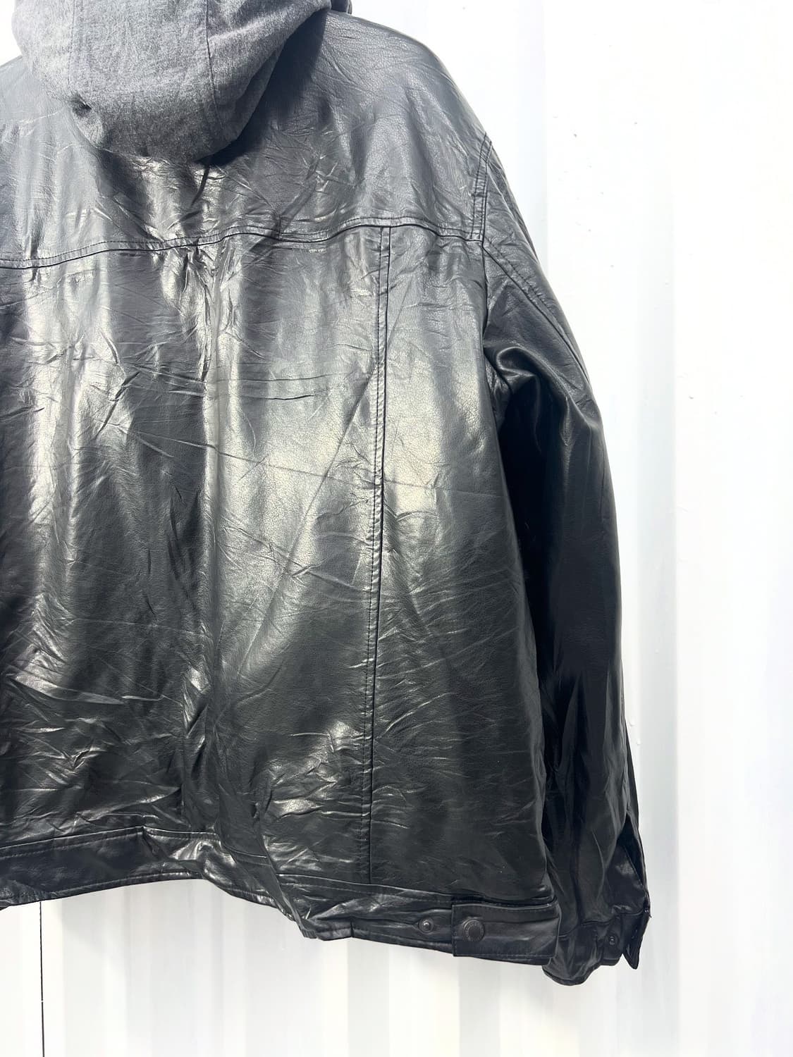 Levi’s eco leather hoodie jacket 상품이미지4