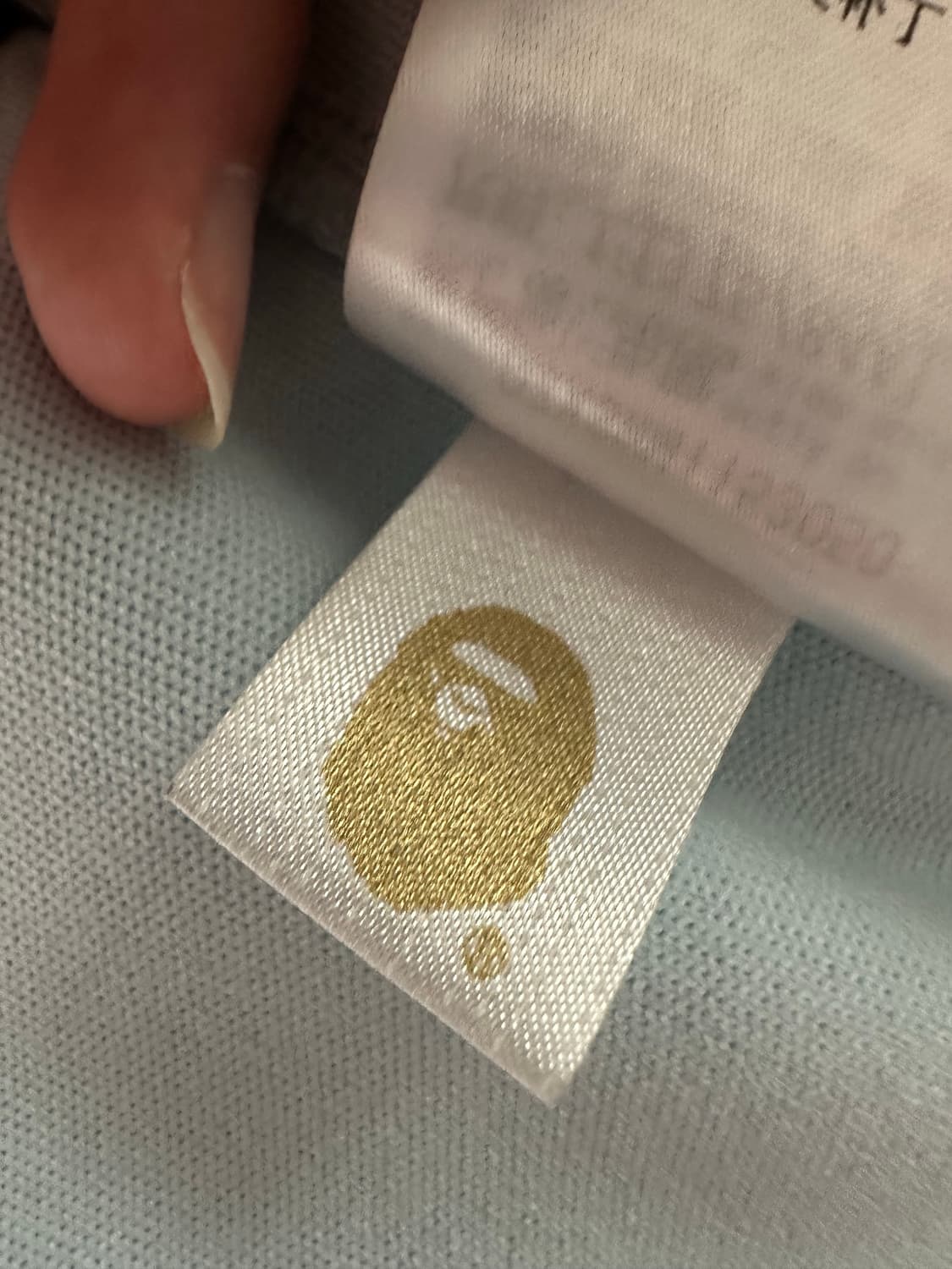 베이프 25시즌  ABC 카모 레이온 샤크 풀 지퍼 후드 블루 상품이미지4