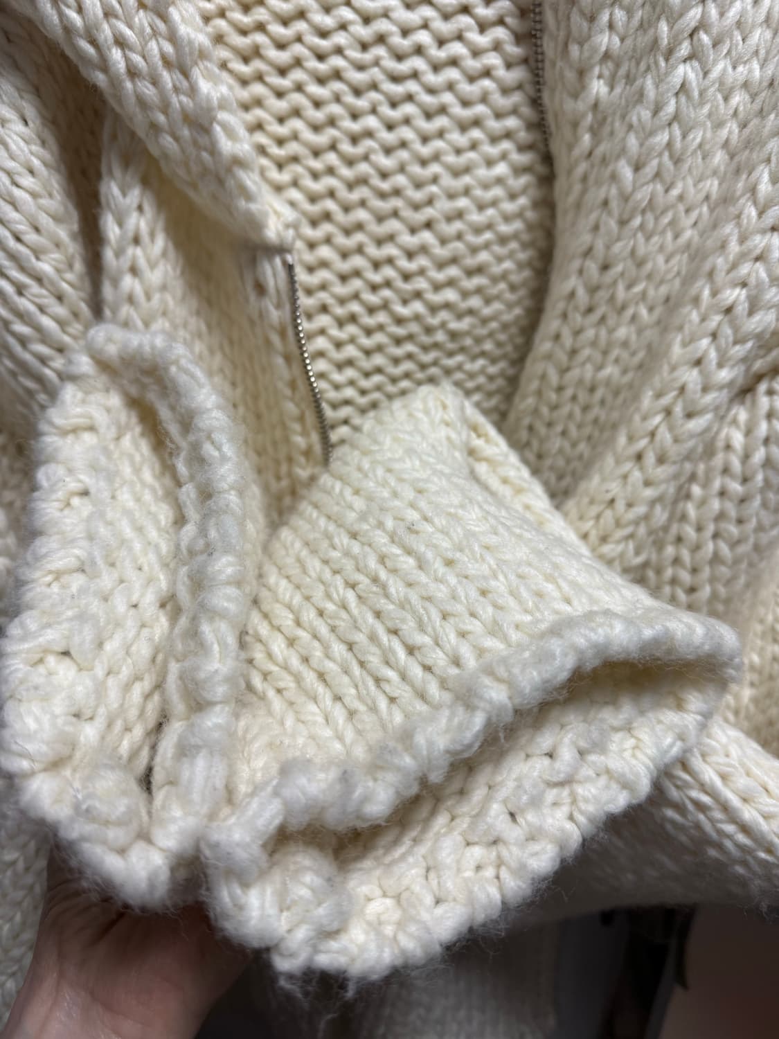 누아누 니트 집업 상품이미지4