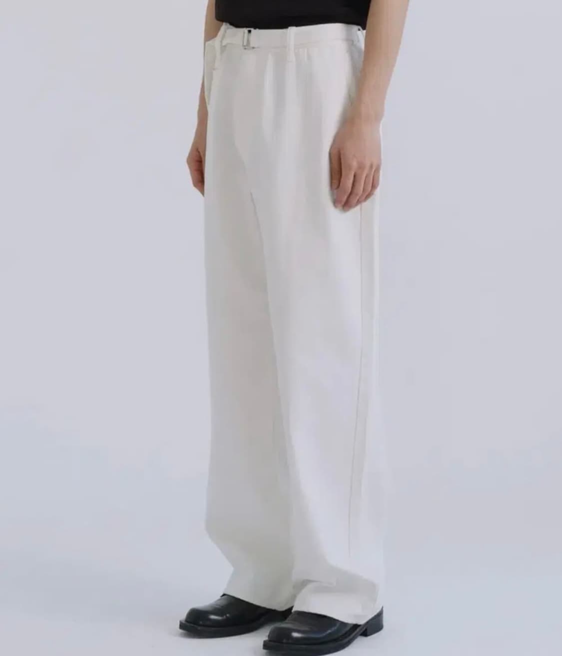 노운 벨티드 데님 팬츠 상품이미지1