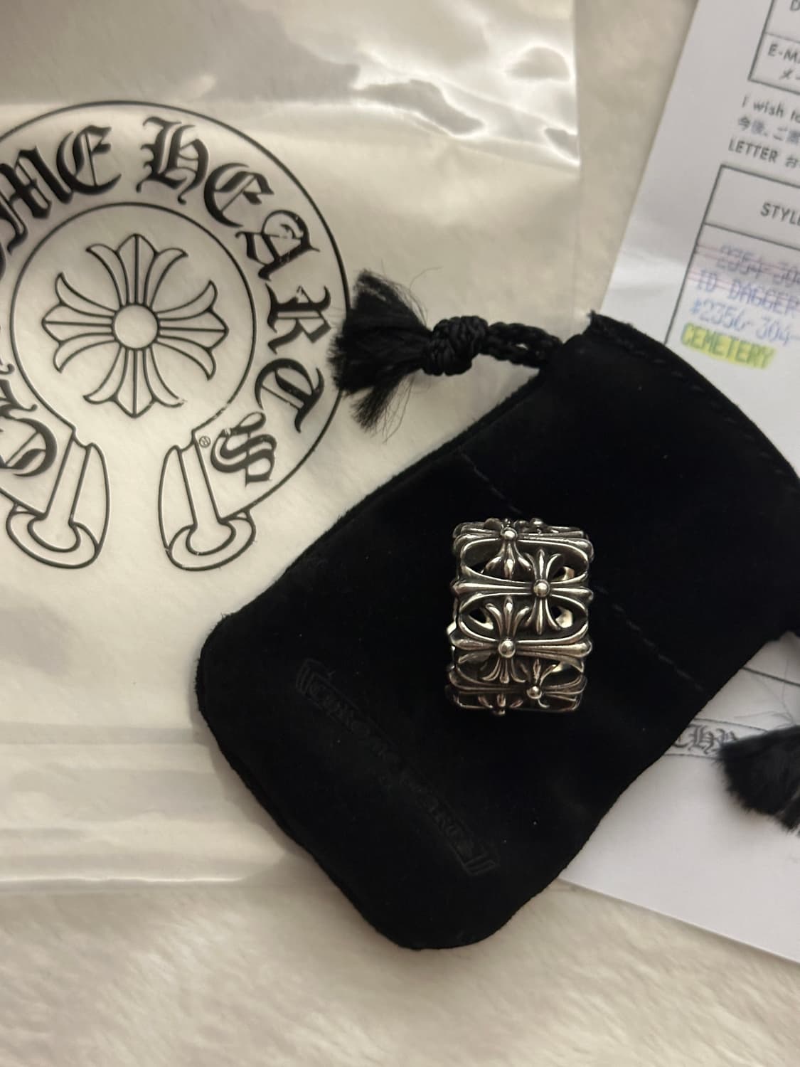 [us9.5] 크롬하츠 세메터리링 상품이미지4