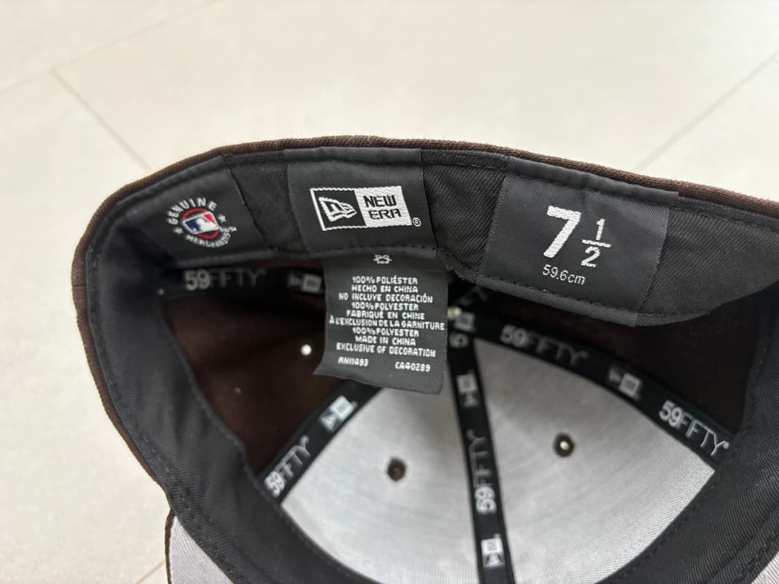뉴에라 59Fifty 뉴욕 양키스 (브라운) 상품이미지6