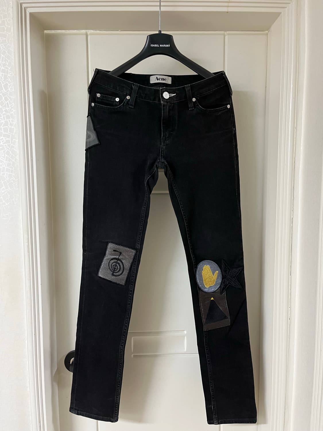 아크네 패치 블랙진 상품이미지1