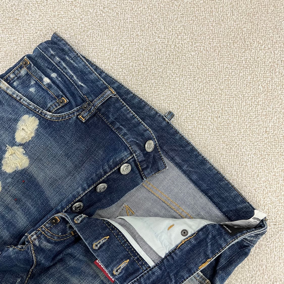 52 디스퀘어드2 페인팅 워싱 데님 0130M2 상품이미지2