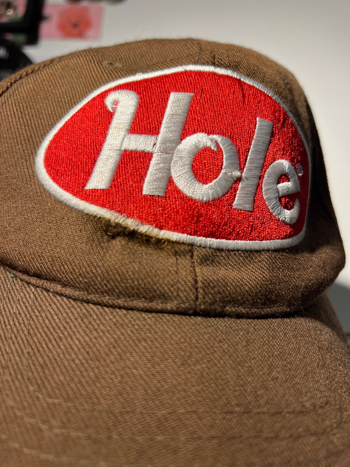 빈티지 90s Hole 로고 스냅백 캡 상품이미지4