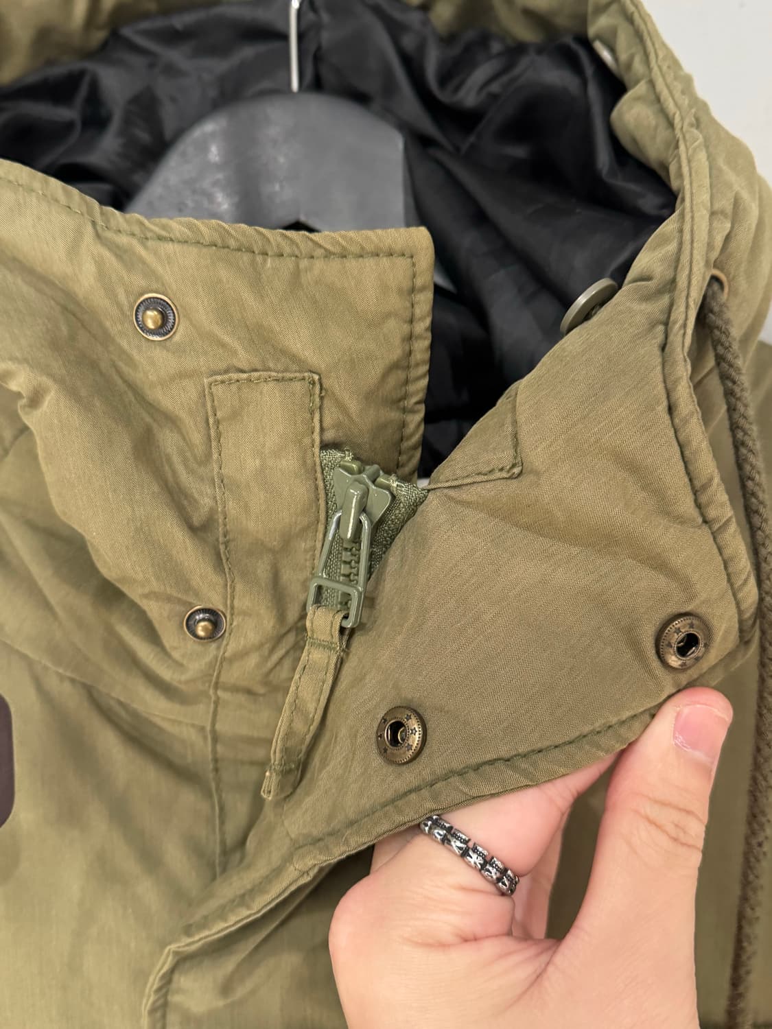 아비렉스 밀리터리 피쉬테일 후드 파카 상품이미지6