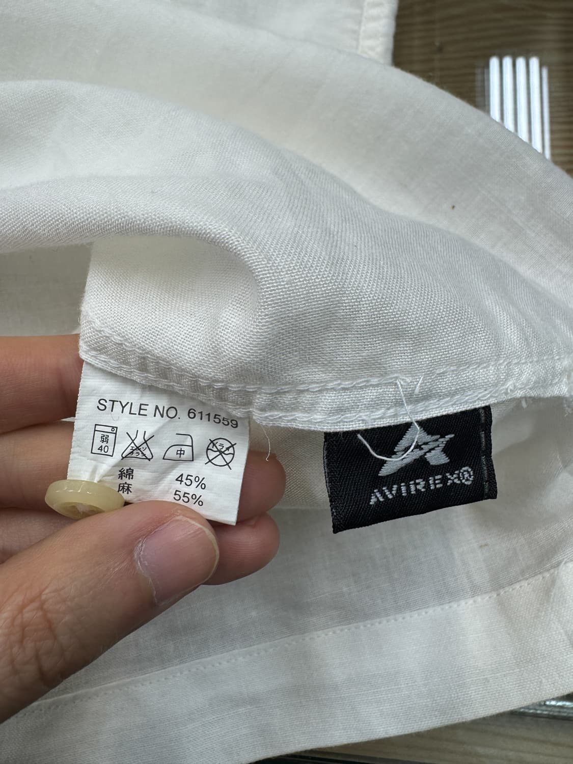아비렉스 투포켓 리넨 셔츠 상품이미지7