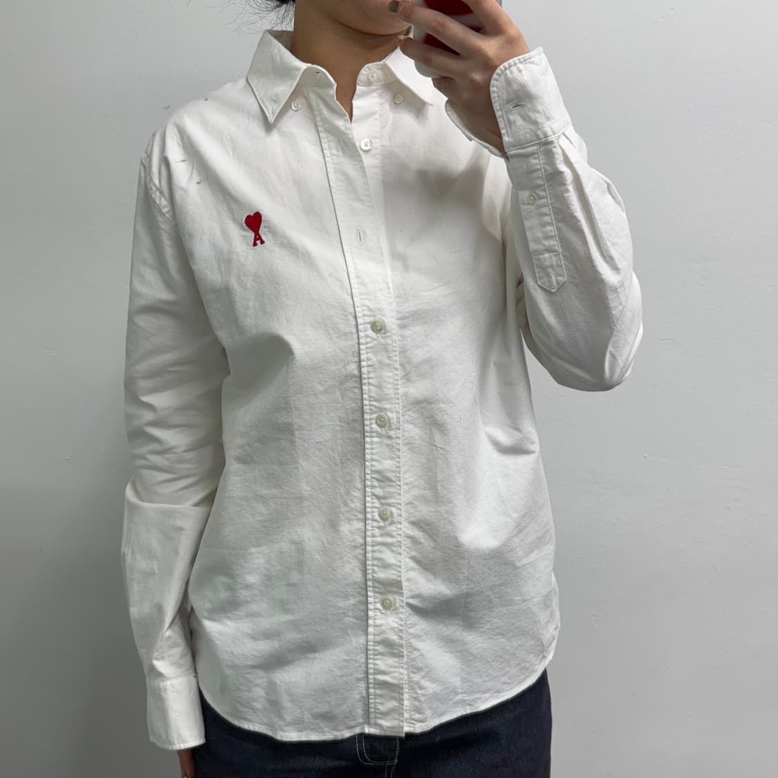 [40] 아미 스몰하트 옥스퍼드 셔츠 상품이미지2