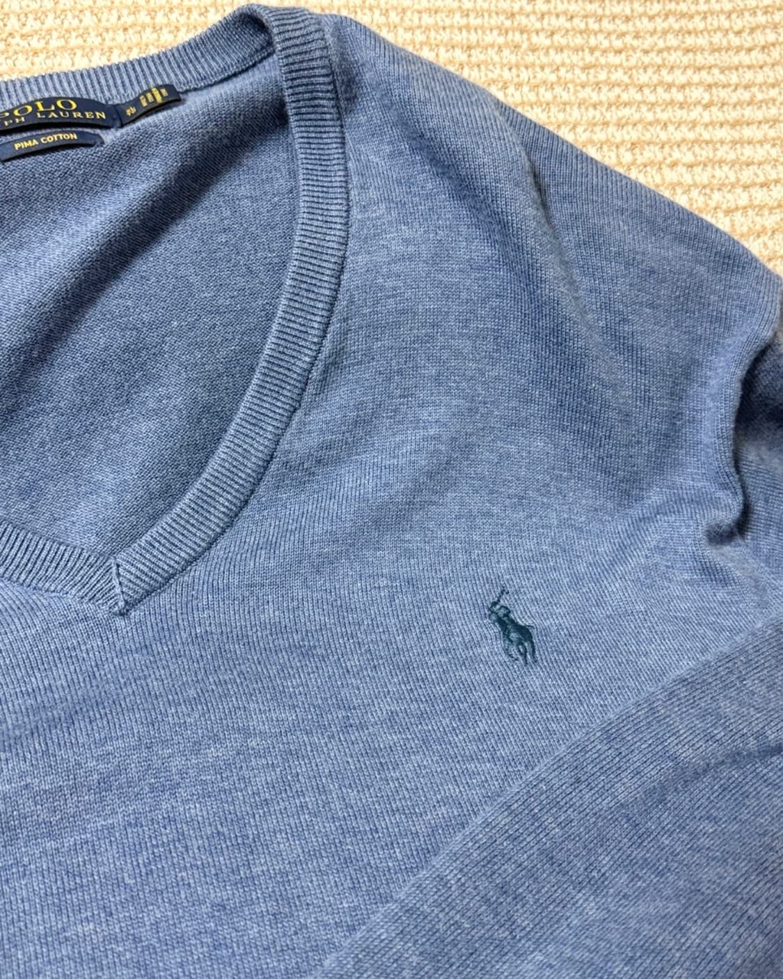 폴로 피마코튼 니트 상품이미지2