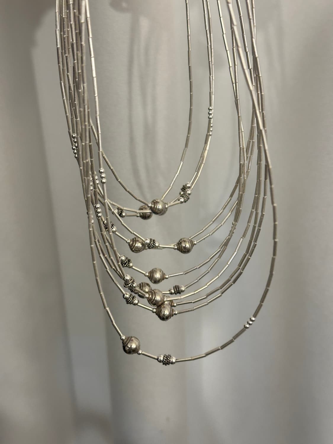 Musta Note Vine 925silver necklace 상품이미지10