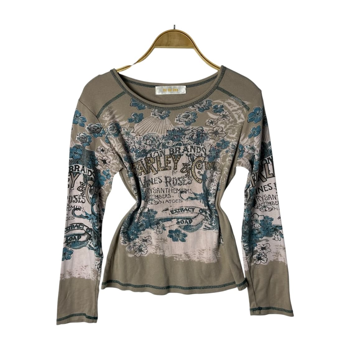 [Be Be One] 재팬 플로럴 오리엔탈 스톤 롱슬리브 상품이미지1