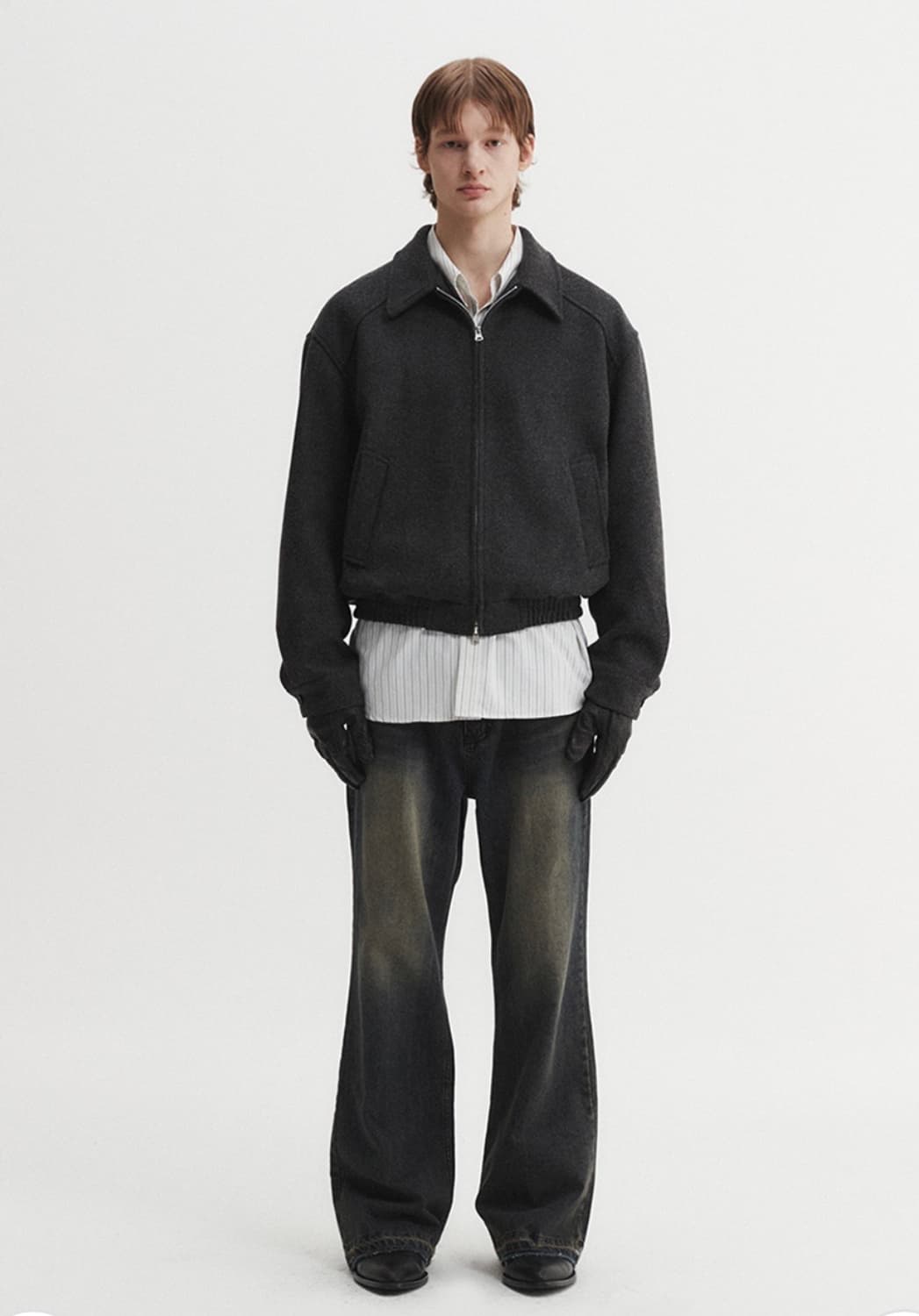 파브레가 구스토 울 블루종 3사이즈 상품이미지4