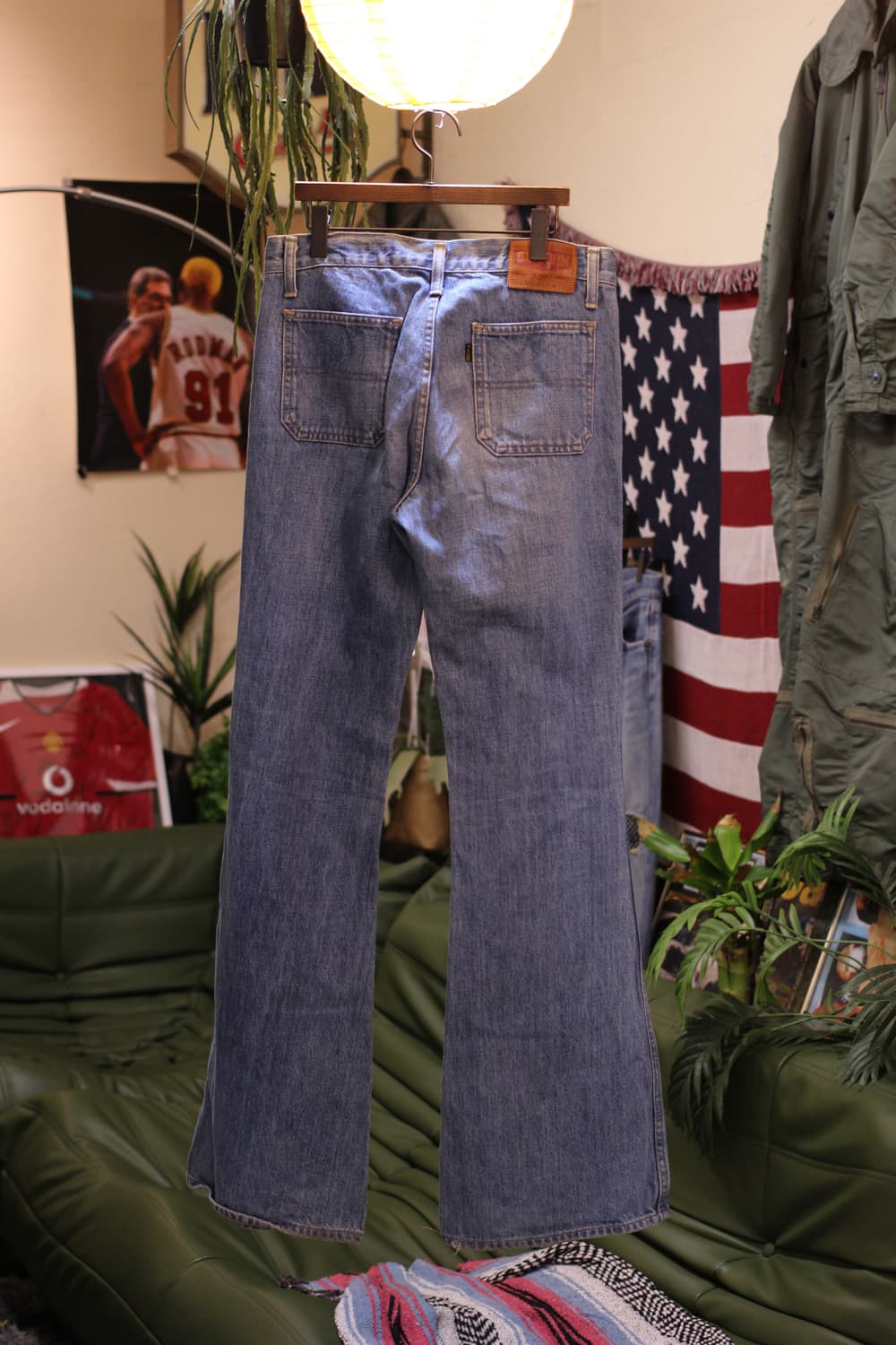 70s Big john Bell-Bottom Flare Jean 상품이미지8