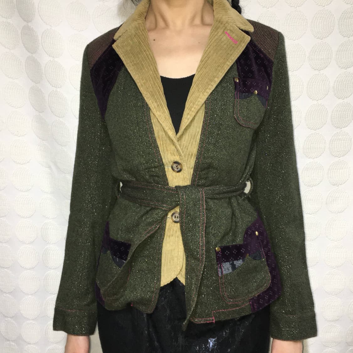 쿠스토 바르셀로나 브리티시 무드 코듀로이 테일러드 재킷 상품이미지2