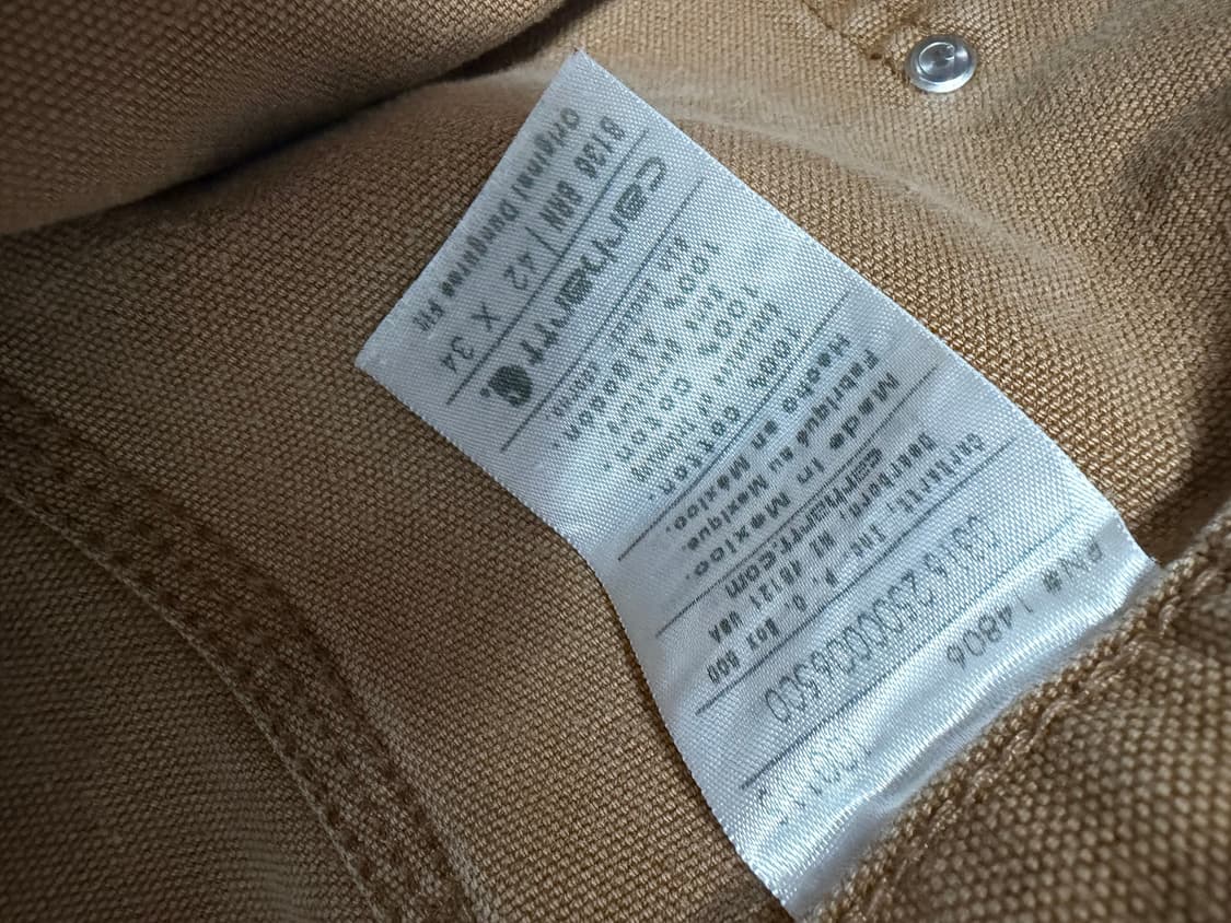 빅사이즈 칼하트 더블니 42x34 데드스탁급 상품이미지4